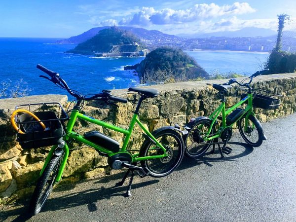 San Sebastian en bici mola