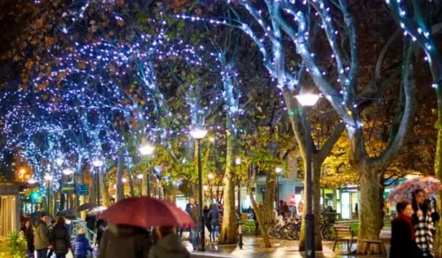 Vestirse para la lluvia de Donosti