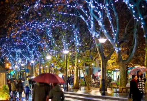 Vestirse para la lluvia de Donosti